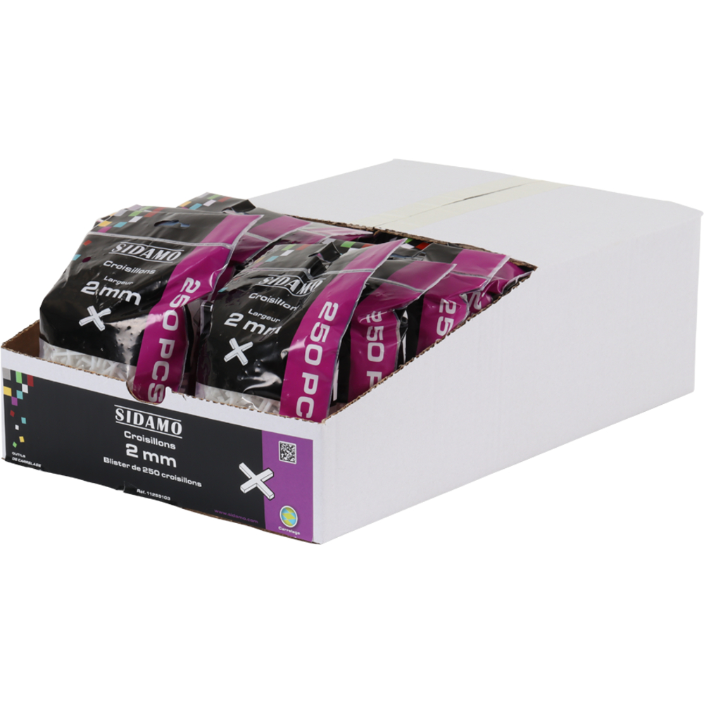 Croisillons espacés pour joints réguliers entre carreaux 2mm-1 à 10 SIDAMO - 11255103