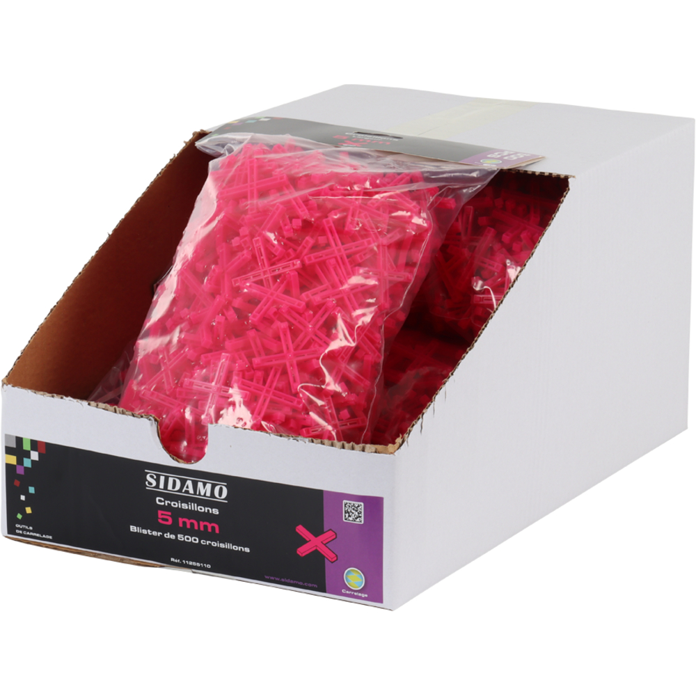 Croisillons de 5mm pour joints réguliers entre les carreaux SIDAMO - 11255110