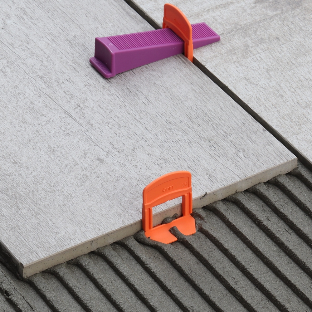 Croisillons auto-nivelants pour joints de 4 mm | Carrelage parfait et régulier SIDAMO - 11255313