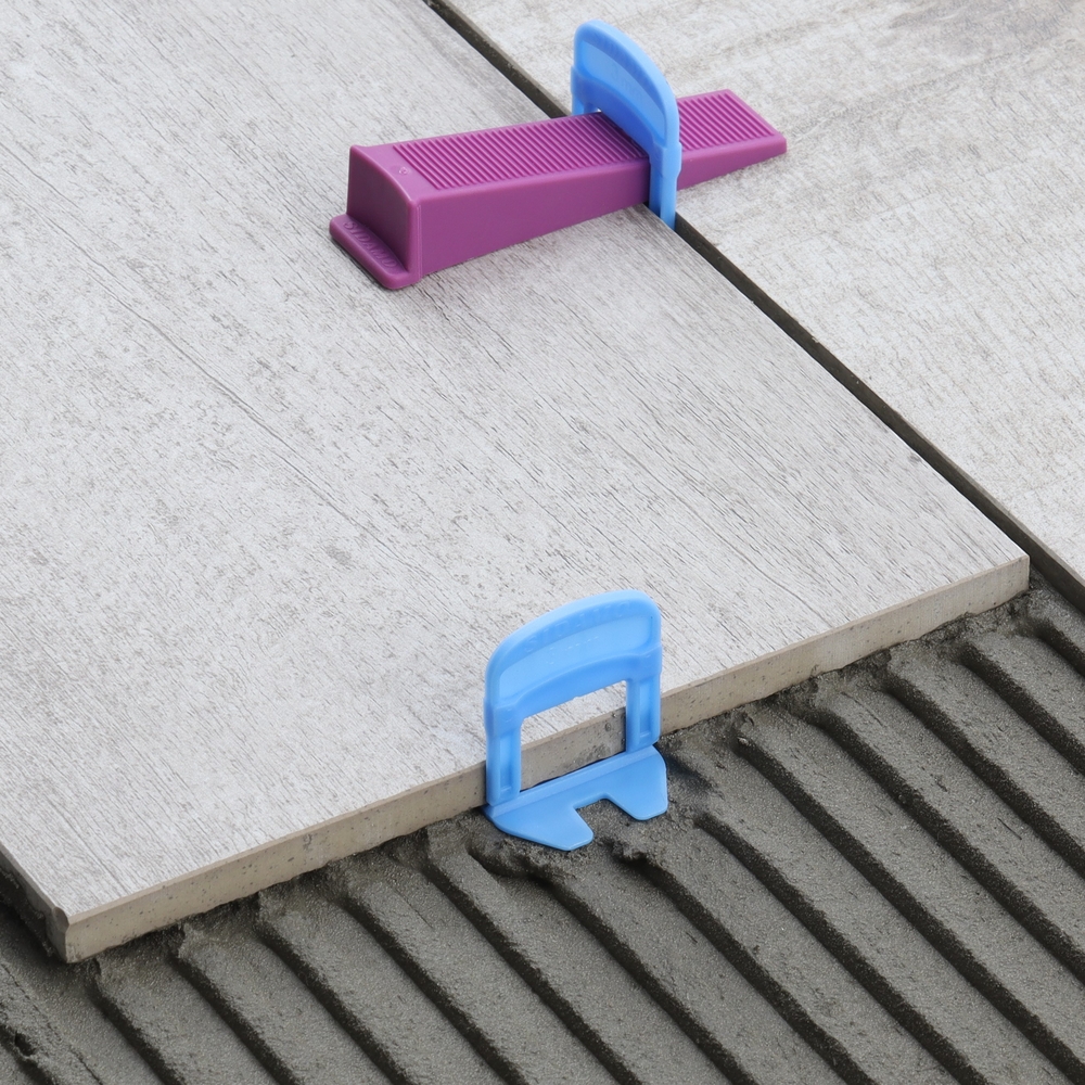 Kit croisillons auto-nivelants pour joints de 3 mm pour carrelage parfaitement de niveau et régulier SIDAMO - 11255323