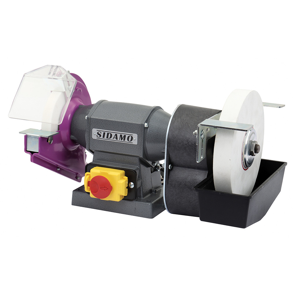 Touret meule PRO 200 TME pour meulage à sec et à eau de métaux ferreux SIDAMO - 20113131