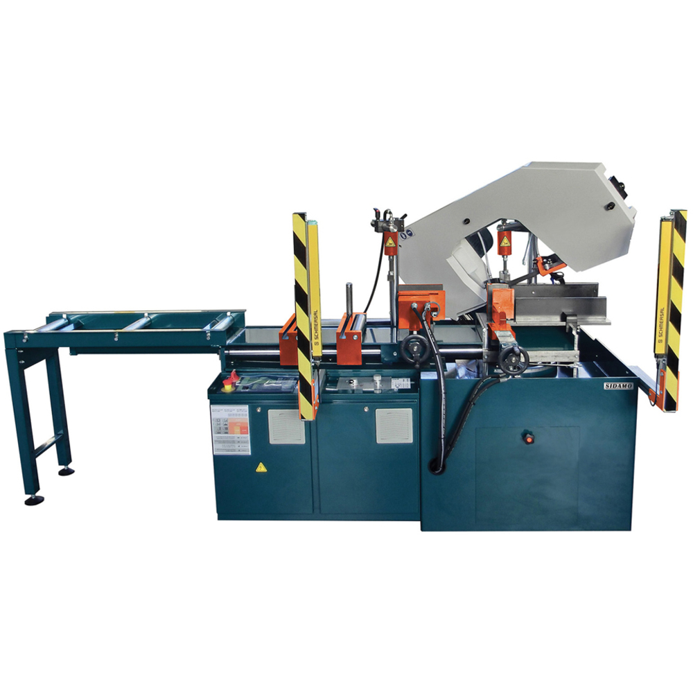 Scie à ruban automatique SR 320 BAV pour sciage sous lubrification d'acier, inox et aluminium SIDAMO - 20114036
