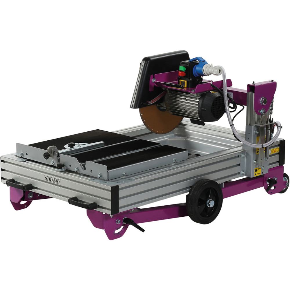 Scie de table PRECICUT 350 PLUS pour découpe électrique à sec ou à eau de carrelage et matériaux SIDAMO - 20116000