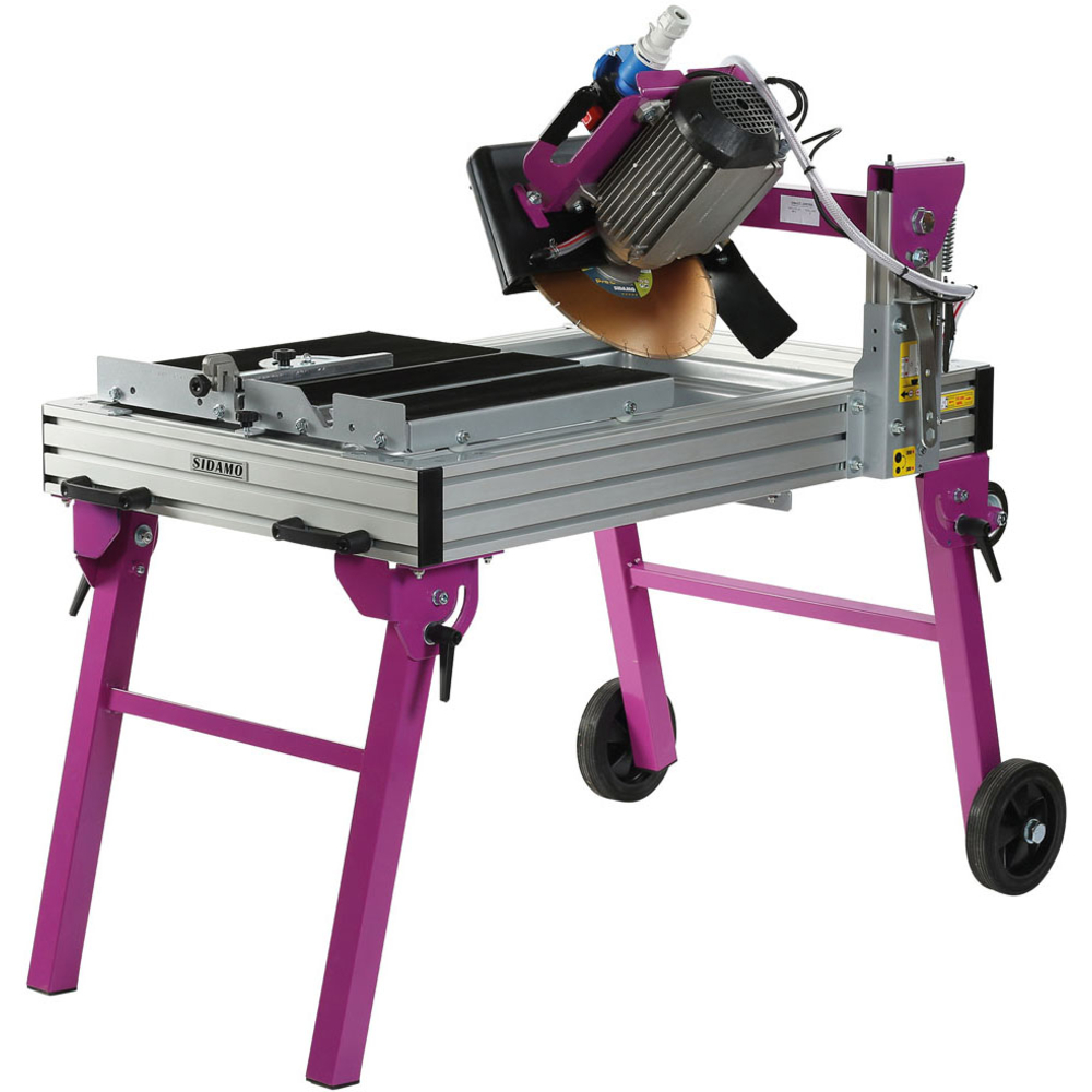 Scie de table PRECICUT 350 PLUS pour découpe électrique à sec ou à eau de carrelage et matériaux SIDAMO - 20116000