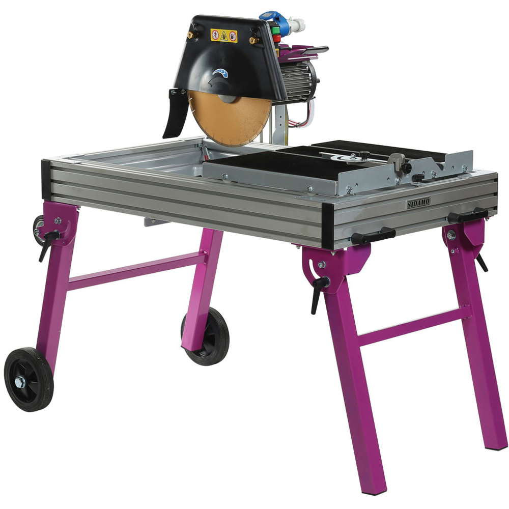 Scie de table PRECICUT 350 PLUS pour découpe électrique à sec ou à eau de carrelage et matériaux SIDAMO - 20116000