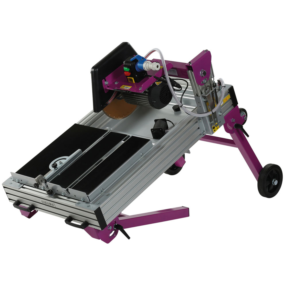 Scie de table PRECICUT 350 PLUS pour découpe électrique à sec ou à eau de carrelage et matériaux SIDAMO - 20116000