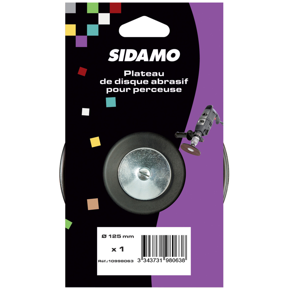 Support caoutchouc plateaux pour perceuses et fixation des disques SIDAMO - 20198063