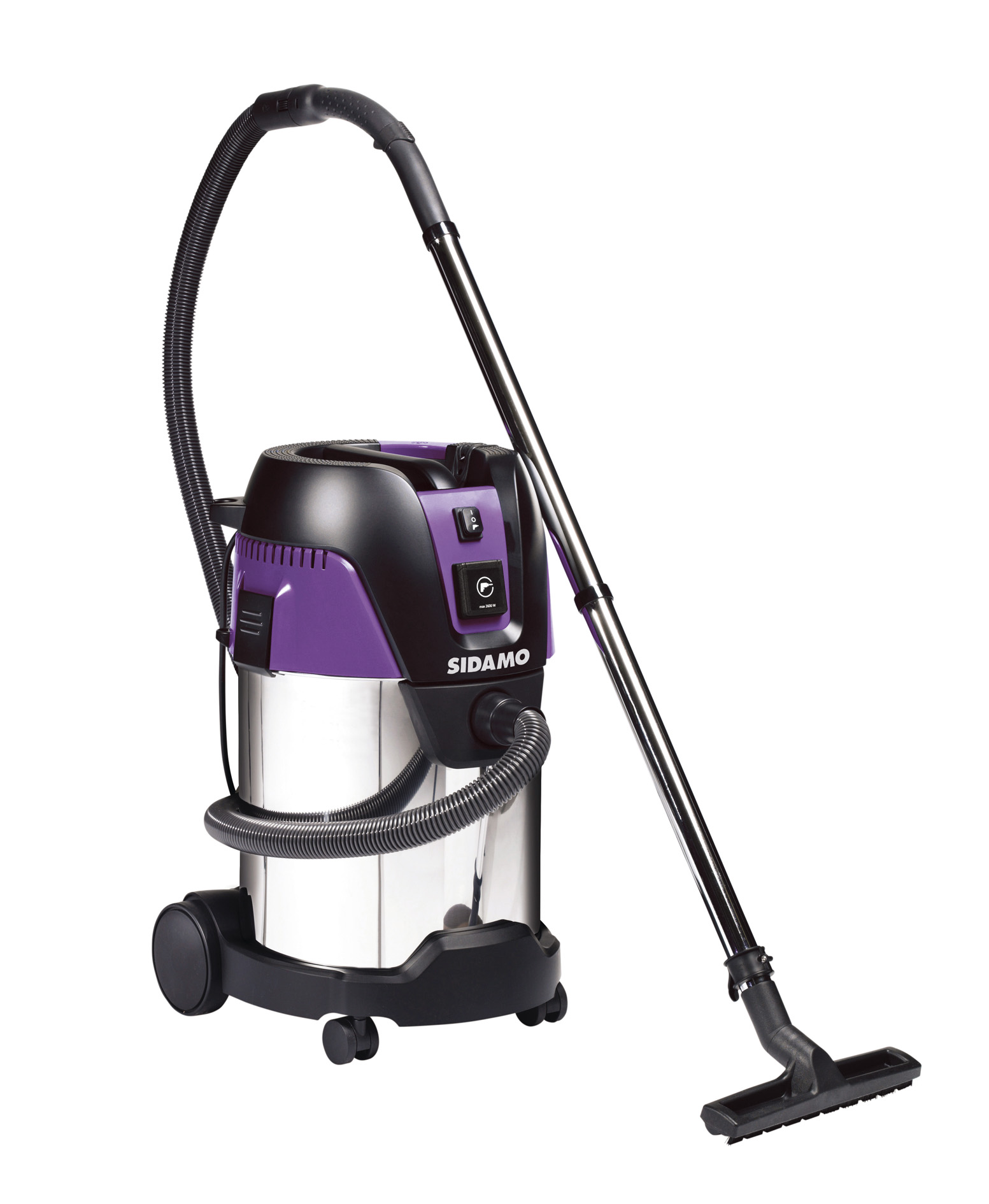 Aspirateur SIDAMO Cuve Inox 1250 W 30 L (Système de décolmatage semi-automatique) DCI35S - 20405022