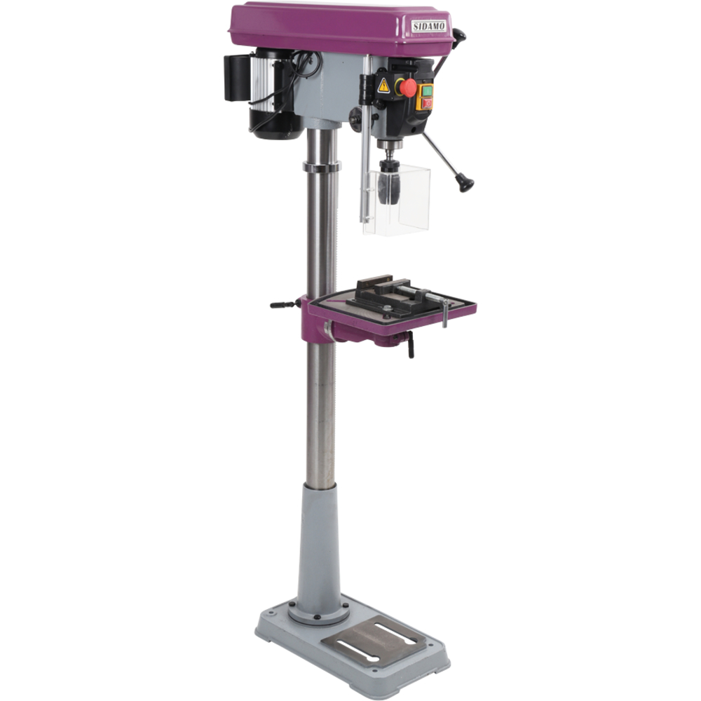 Perceuse sur colonne STAR 20 PC pour perçage à sec des métaux, plastiques et bois SIDAMO - 20501019