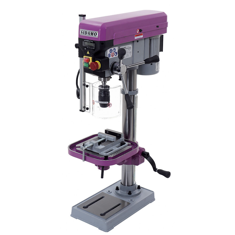 Perceuse d'établi EXPERT 20 PEV pour perçage à sec des métaux, plastiques et bois SIDAMO - 20502069