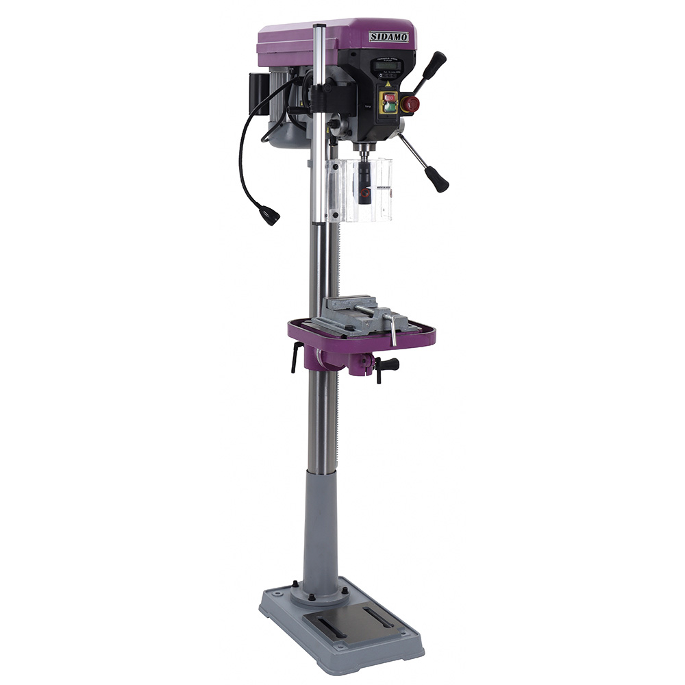 Perceuse sur colonne EXPERT 22 PCV Mono pour perçage à sec des métaux, plastiques et bois SIDAMO - 20502078