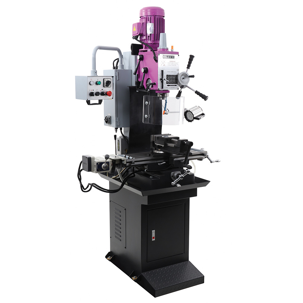 Perceuse fraiseuse taraudeuse PRO 40FVDLT sous lubrification des métaux et plastiques SIDAMO - 20502082