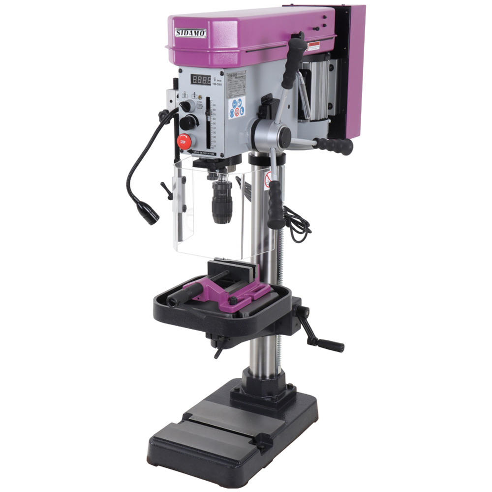 Perceuse taraudeuse PRO 22 PEVT pour perçage à sec des métaux, plastiques et bois SIDAMO - 20502085