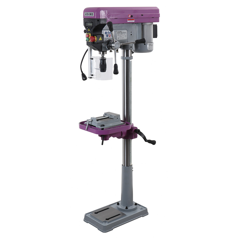 Perceuse sur colonne EXPERT 22 PC Mono pour perçage à sec des métaux, plastiques et bois SIDAMO - 20502103