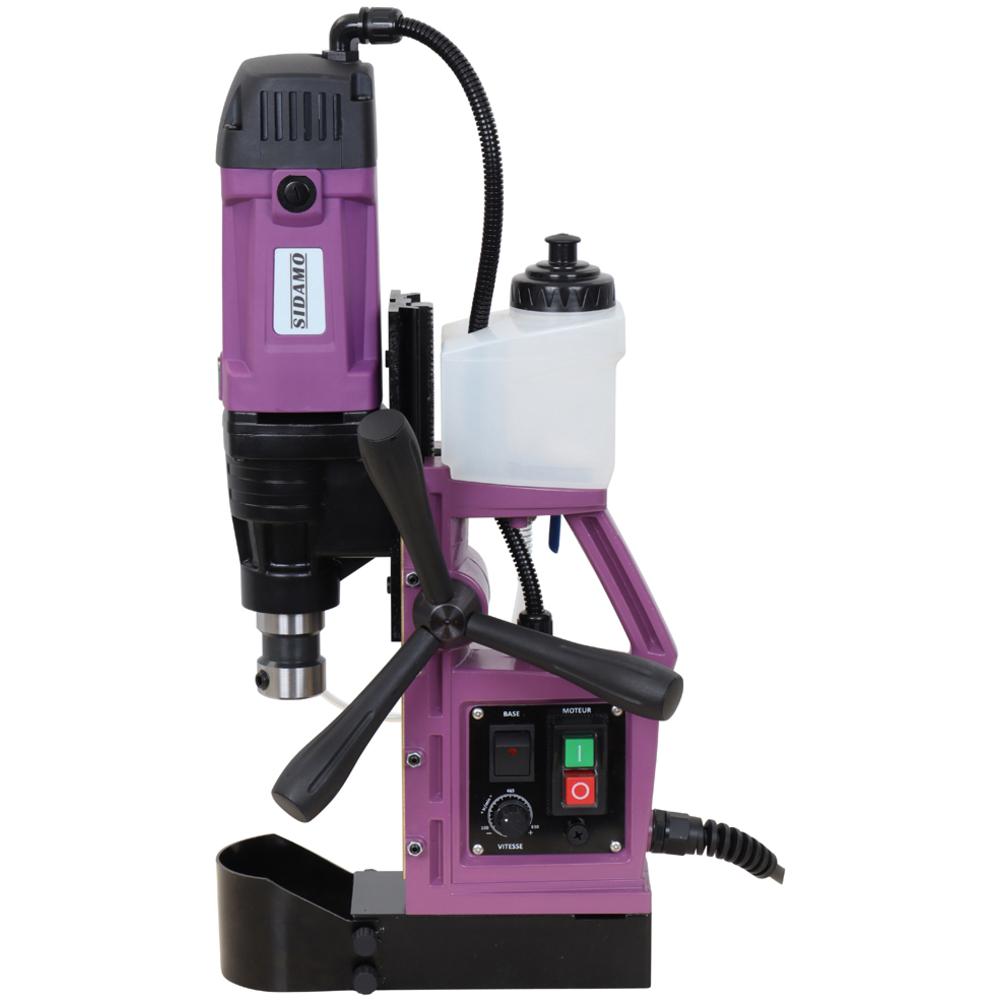 Perceuse à base magnétique EXPERT 35 PMV pour perçage et carottage lubrifié de l'acier SIDAMO - 20502109