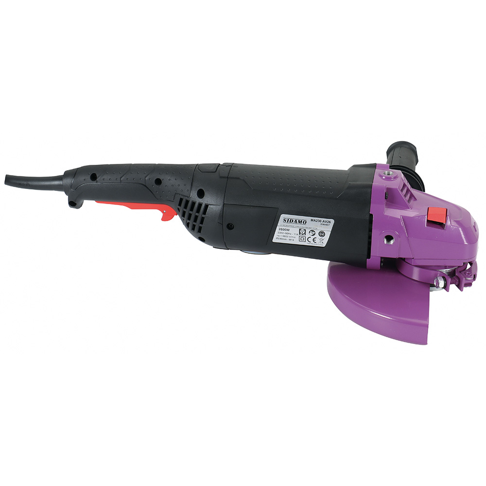 Meuleuse angulaire MA230 AV26 pour travaux de meulage à sec sur métal ou pierre SIDAMO - 20804007