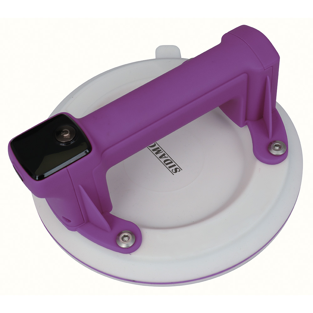 Ventouse à pompe électrique PRO GRIP E-B D.200mm 140kg pour préhension de carreaux SIDAMO - 21255151
