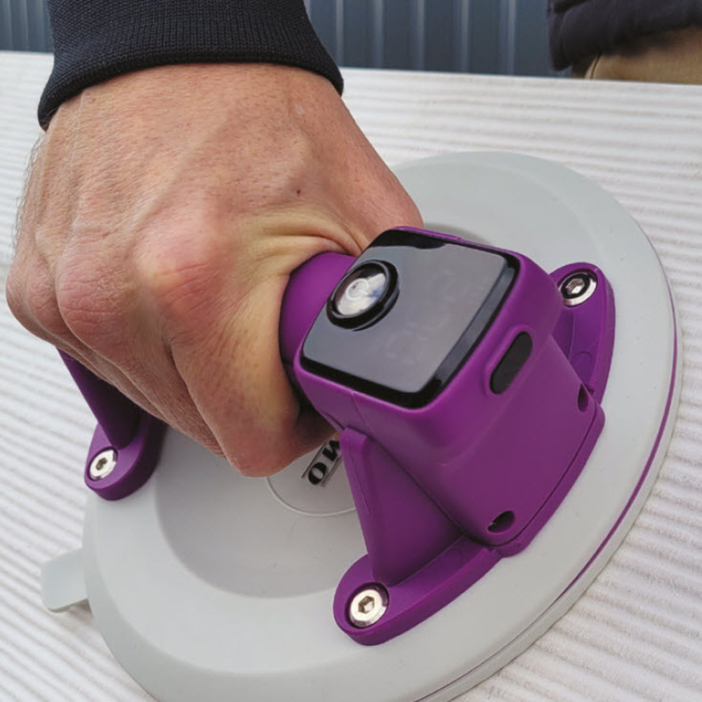 Ventouse à pompe électrique PRO GRIP E-B D.200mm 140kg pour préhension de carreaux SIDAMO - 21255151