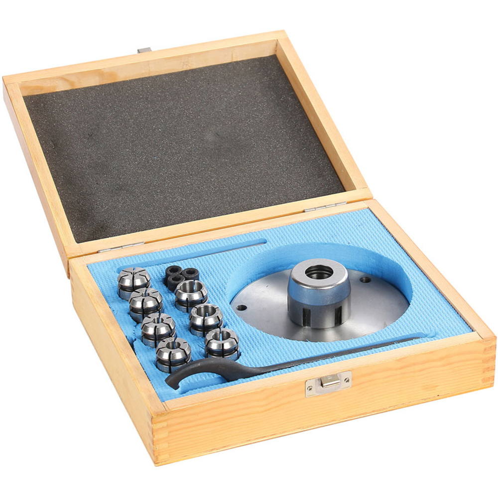 Plateau porte pinces avec 7 pinces pour accessoire de tours à métaux SIDAMO - 21398132