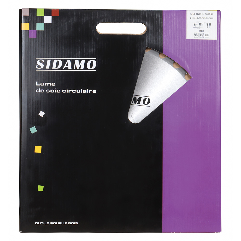 Lame de scie circulaire SILERGIE I pour tronçonnage de bois, madriers et isolants SIDAMO - 901084