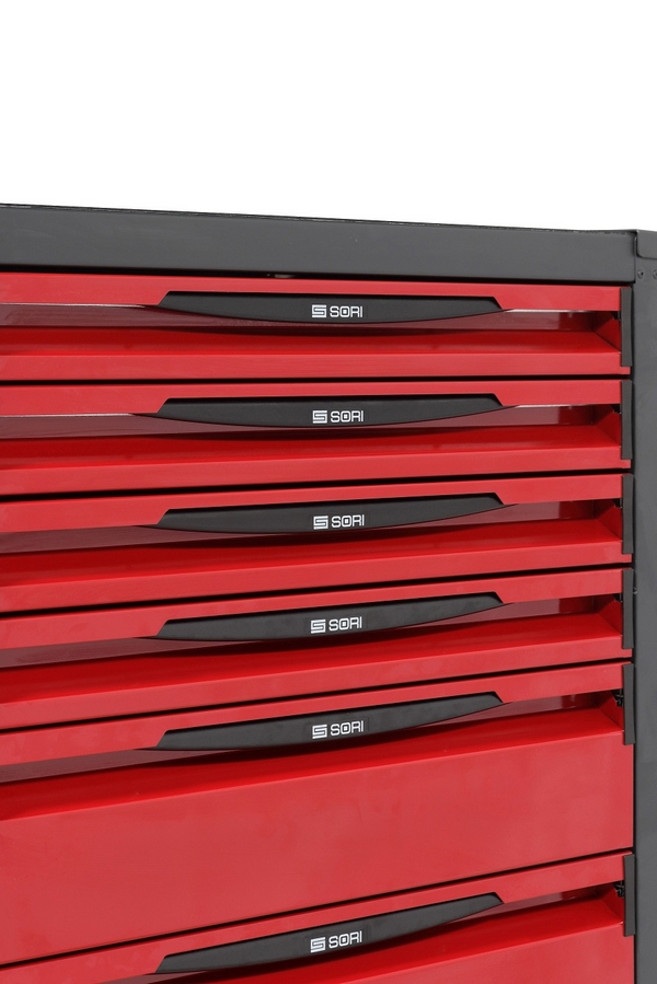 SERVANTE D'ATELIER SORI ROUGE 5 TIROIRS - 12500