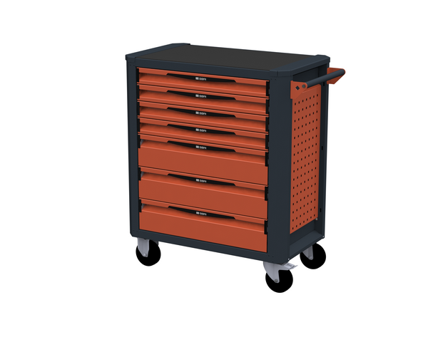 SERVANTE D'ATELIER SORI ROUGE 6 TIROIRS - 12600