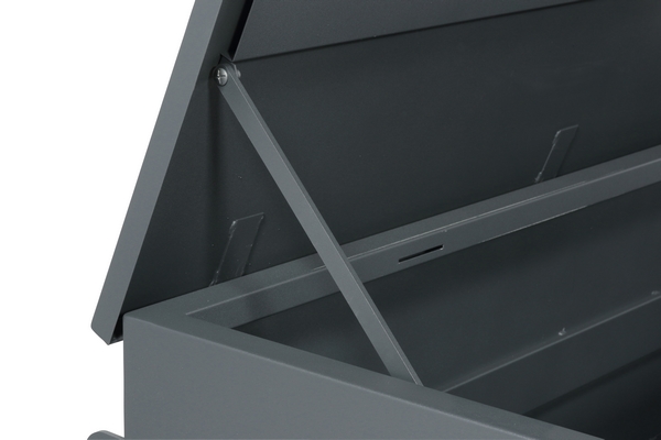COFFRE TRAVAUX PUBLICS 1050L SORI - DIMENSIONS 1920 x 860 x 670/975 GRIS - TP2