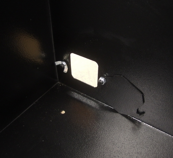 COFFRE SÉCURISÉ SORI NOIR AVEC PIEDS TRAVAUX PUBLIC DIM.1140X600X1275 - TPS1165L