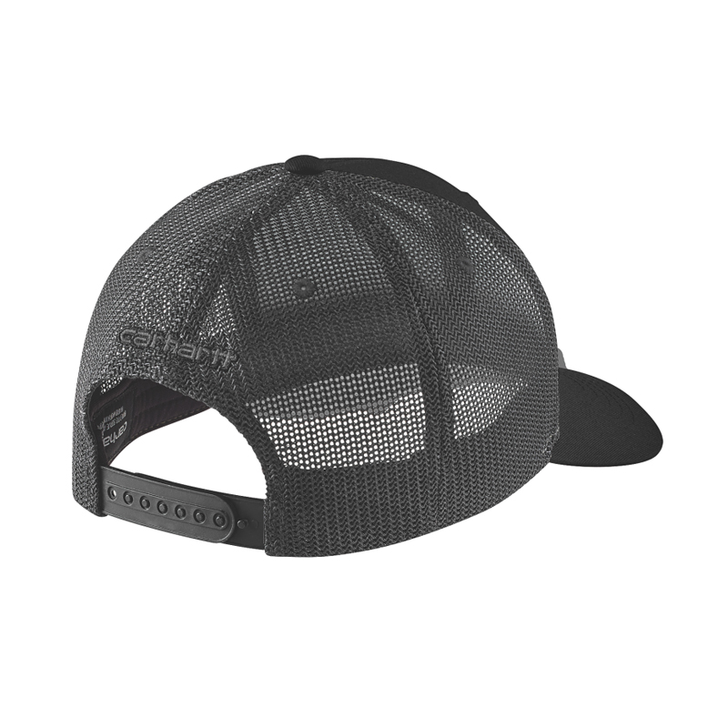 Casquette avec patch logo en maille sergée Noir N04 - CARHARTT - 105216