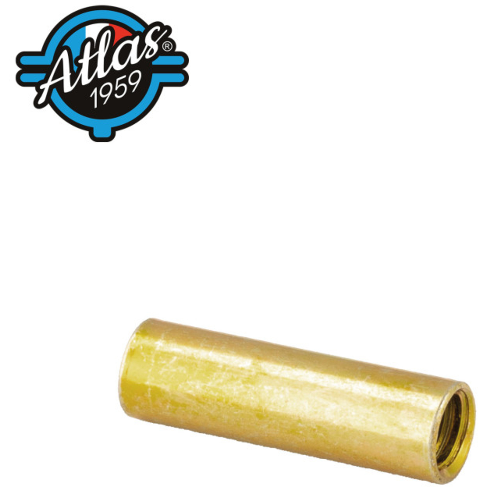 Raccord de jonction cylindrique femelle/femelle ATLAS acier zingué jaune Longueur 30 - Lot de 50 SCELL-IT - ENT0730-J