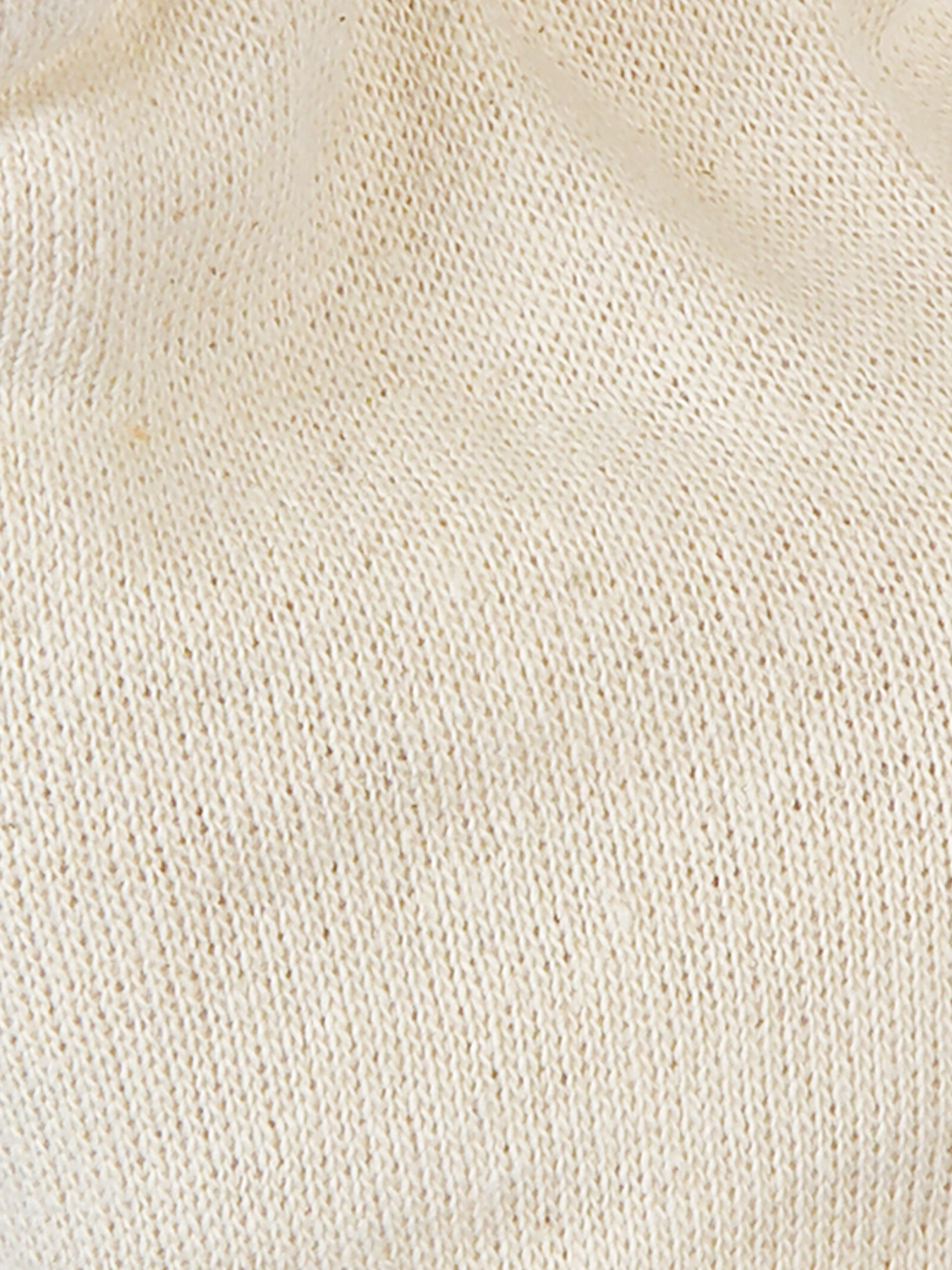 Gant coton Jersey écru Poignet tricot T10 - SINGER - 400JE