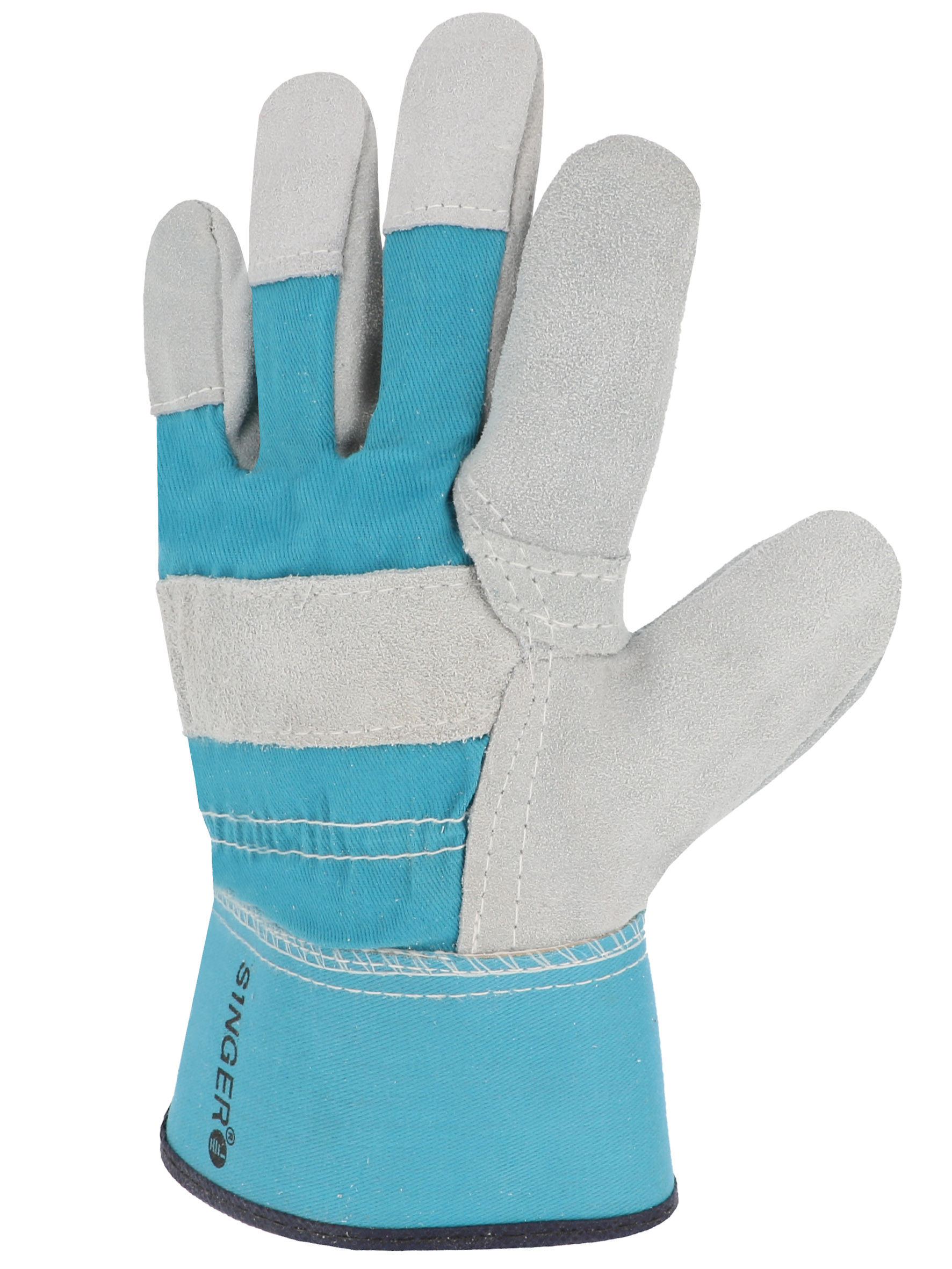 Gant type docker Paumecroûte de bovin Dos et manchette toile T10 - SINGER - 501S