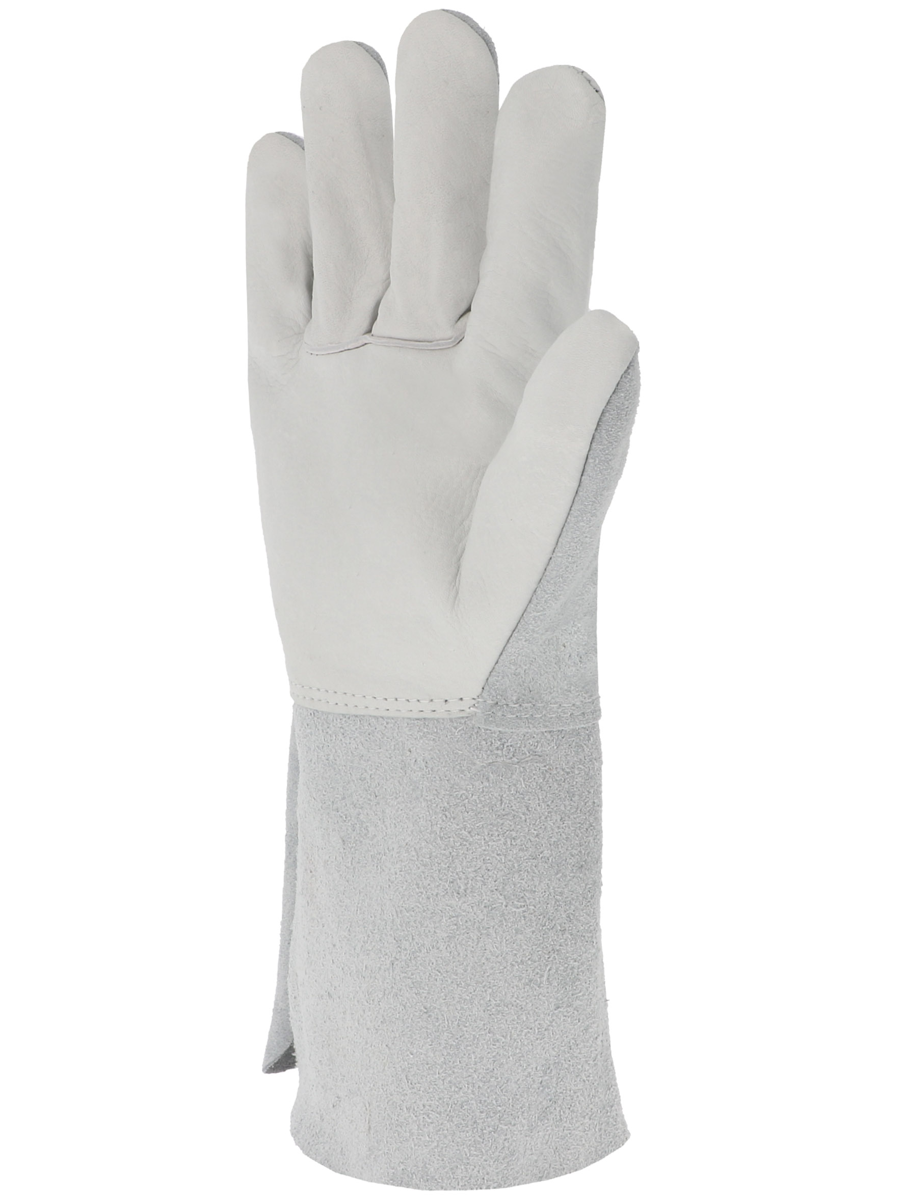 Gant paume fleur bovin Dos croûte Manchette croûte 15 cm T10 - SINGER - 51EFC15