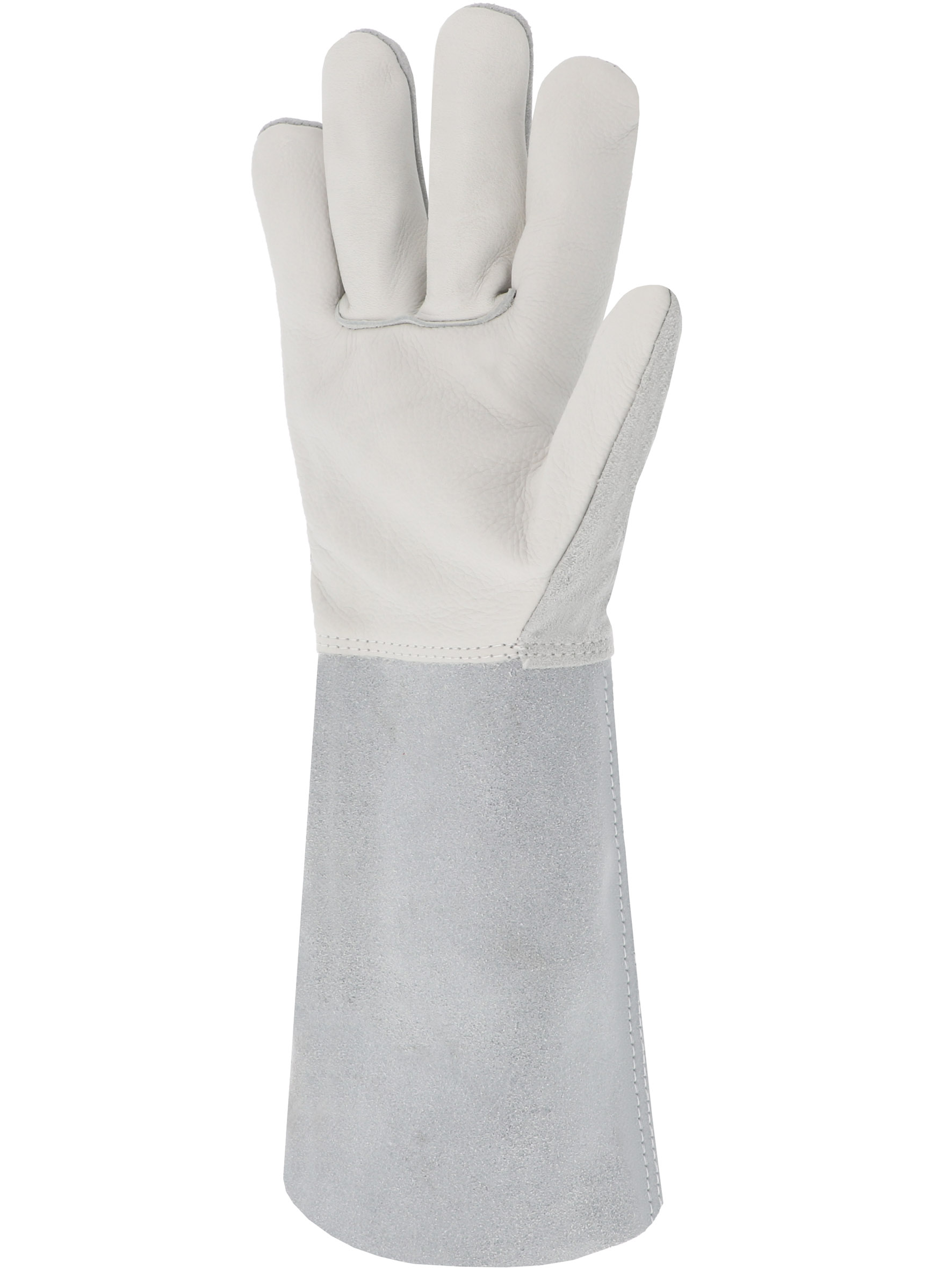 Gant paume fleur bovin Dos croûte Manchette croûte 20 cm T10 - SINGER - 51GS20