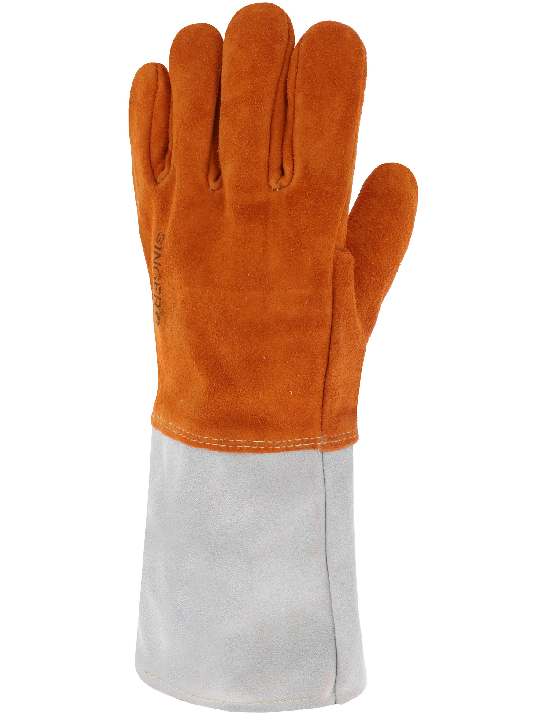 Gant tout croûte de bovin Ignifuge Doublé molleton Cousu fil para-aramide T10 - SINGER - 51SIP15
