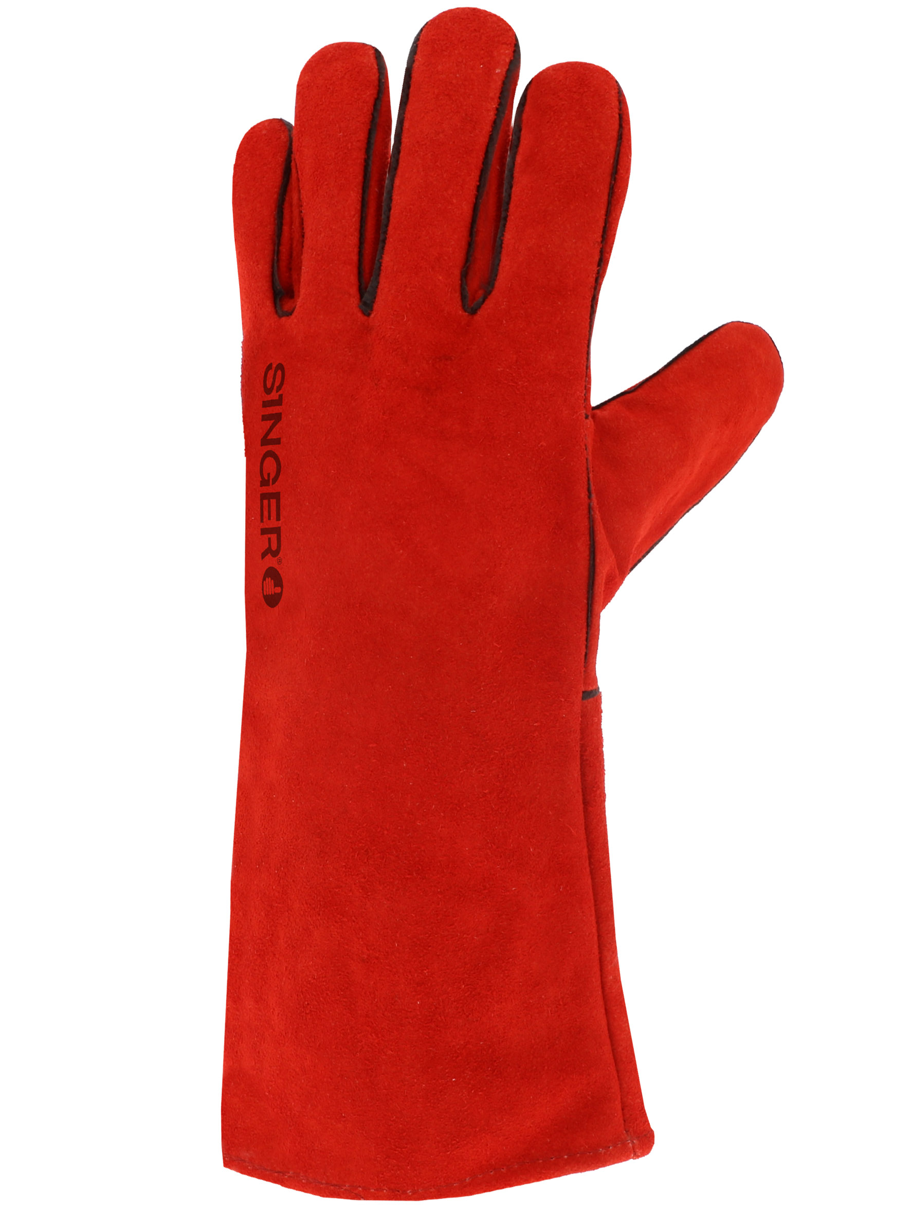 Gant tout croûte de bovin Entièrement doublé coton 35 cm T10 - SINGER - 51SIREP15