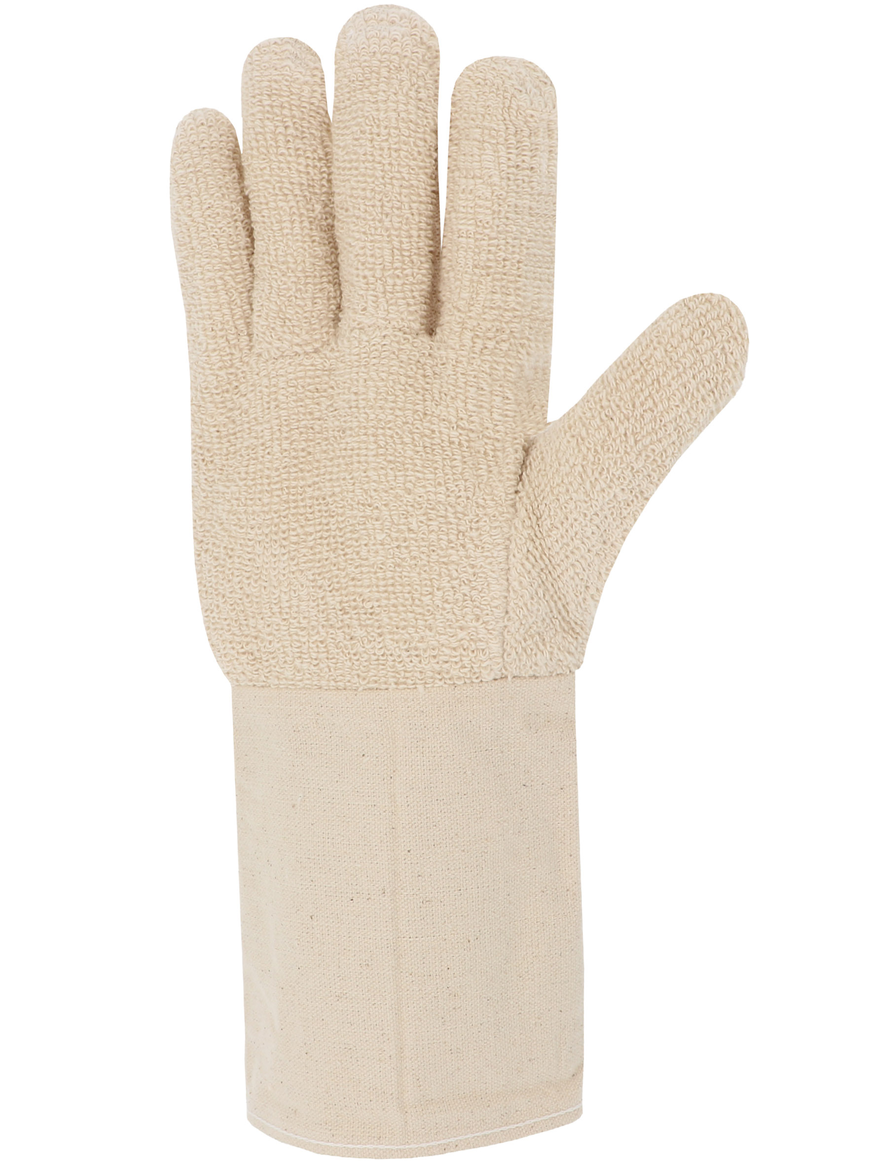 Gant coton bouclette moyenne Manchette toile de 15 cm - SINGER - 700BM15T