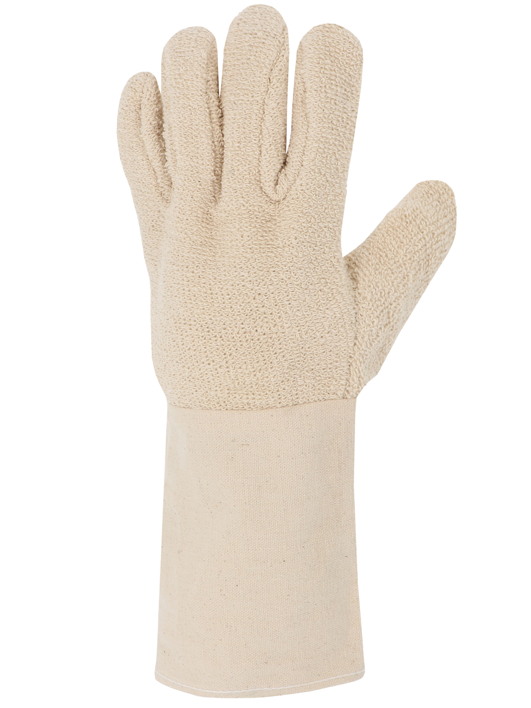 Gant coton bouclette moyenne Manchette toile de 15 cm - SINGER - 700BM15T