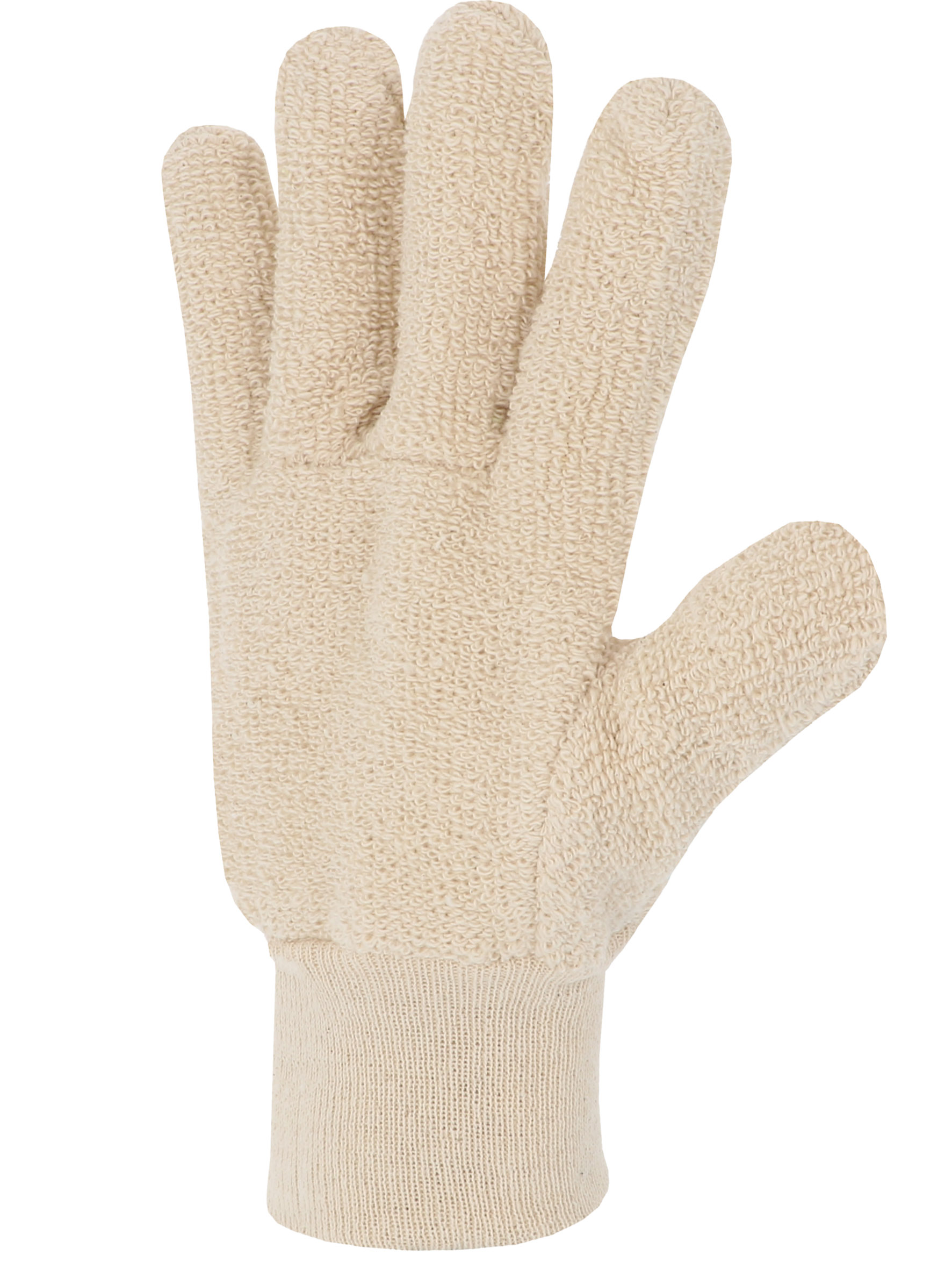 Gant coton bouclette moyenne Poignet tricot - SINGER - 700BM