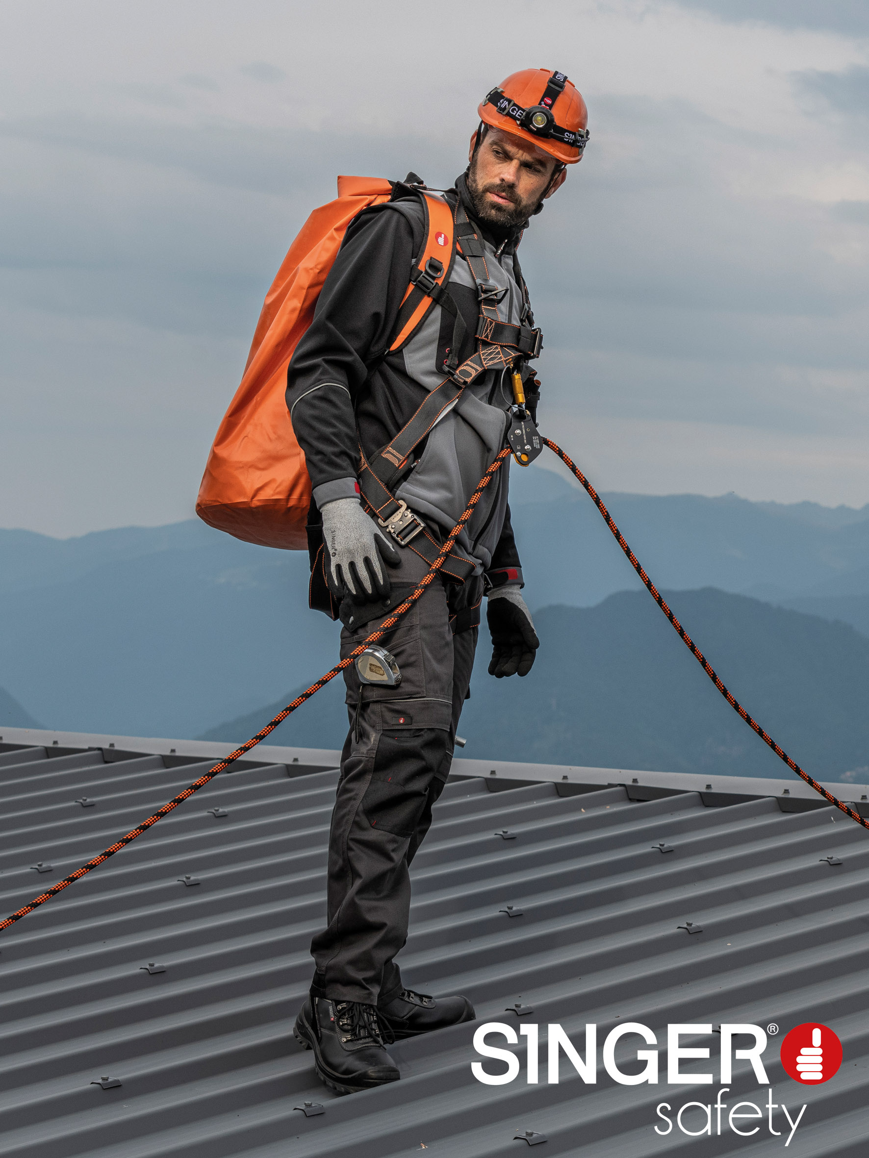 Support d'assurage Longueur 20 mètresDiamètre 12 mm - SINGER - ASSULINE200