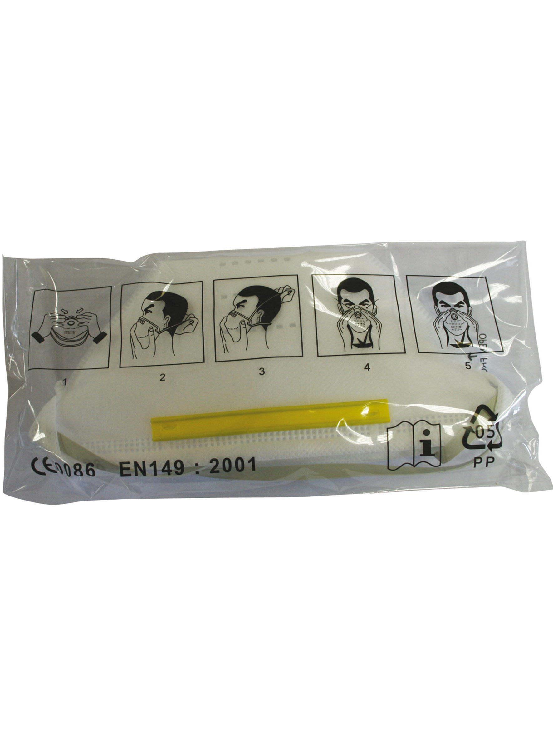 Demi-masque pliable FFP1 NR D - Lot de 20 - SINGER - AUUMP100SL