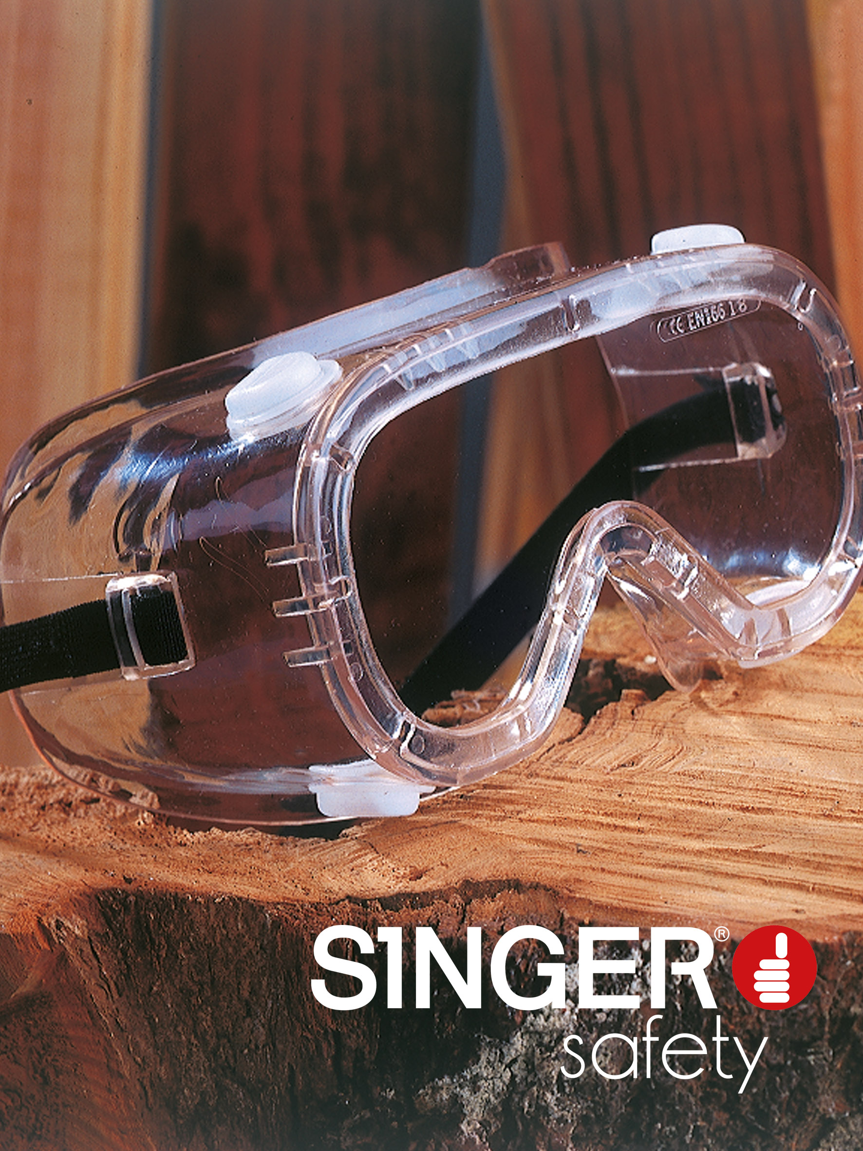 Lunettes masques Ventilation indirecteEcran PC incolore - SINGER - EVARIO