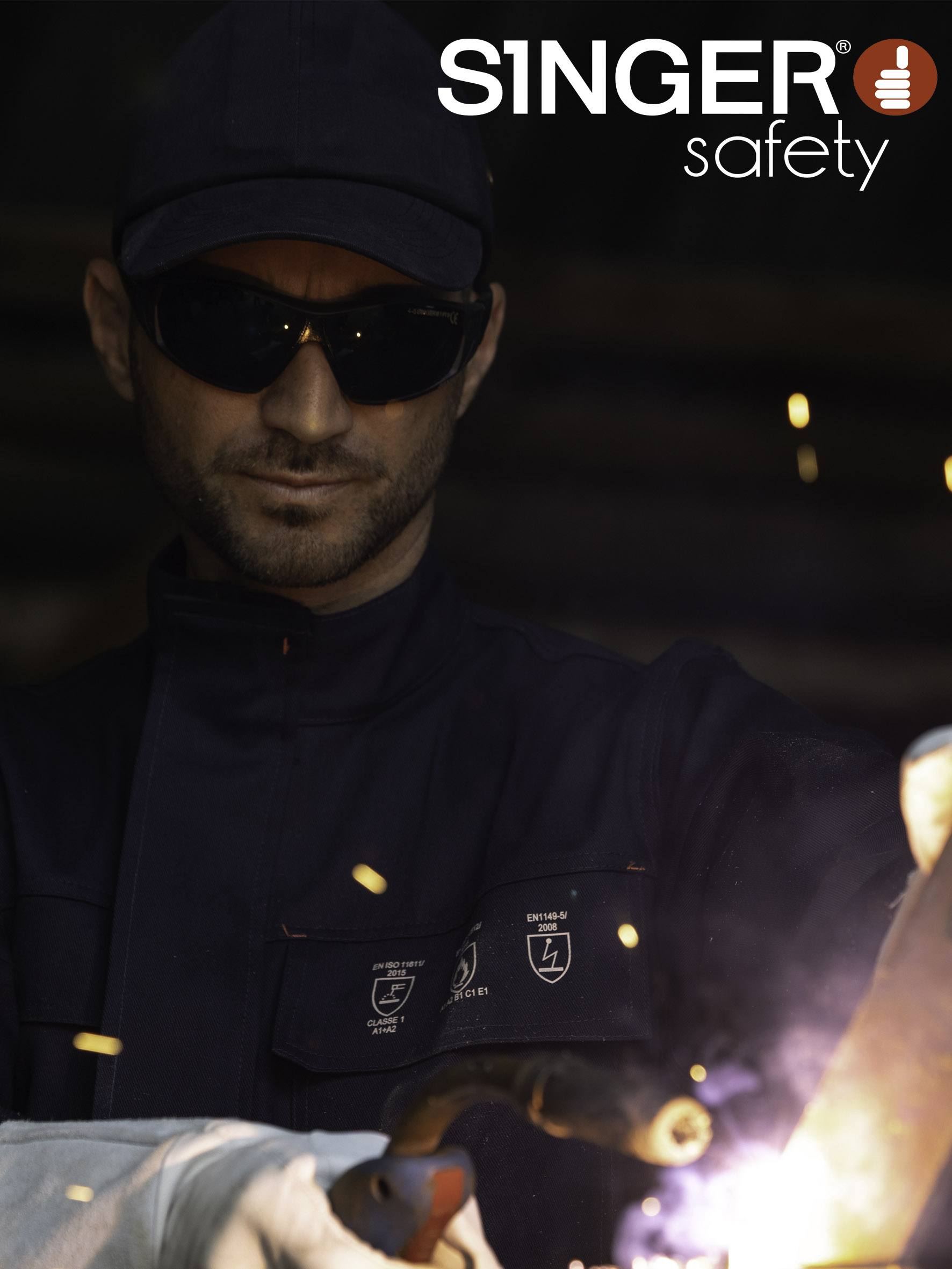 Lunettes pour soudeurs bandeau et branches amovibles - SINGER - EVASOUD