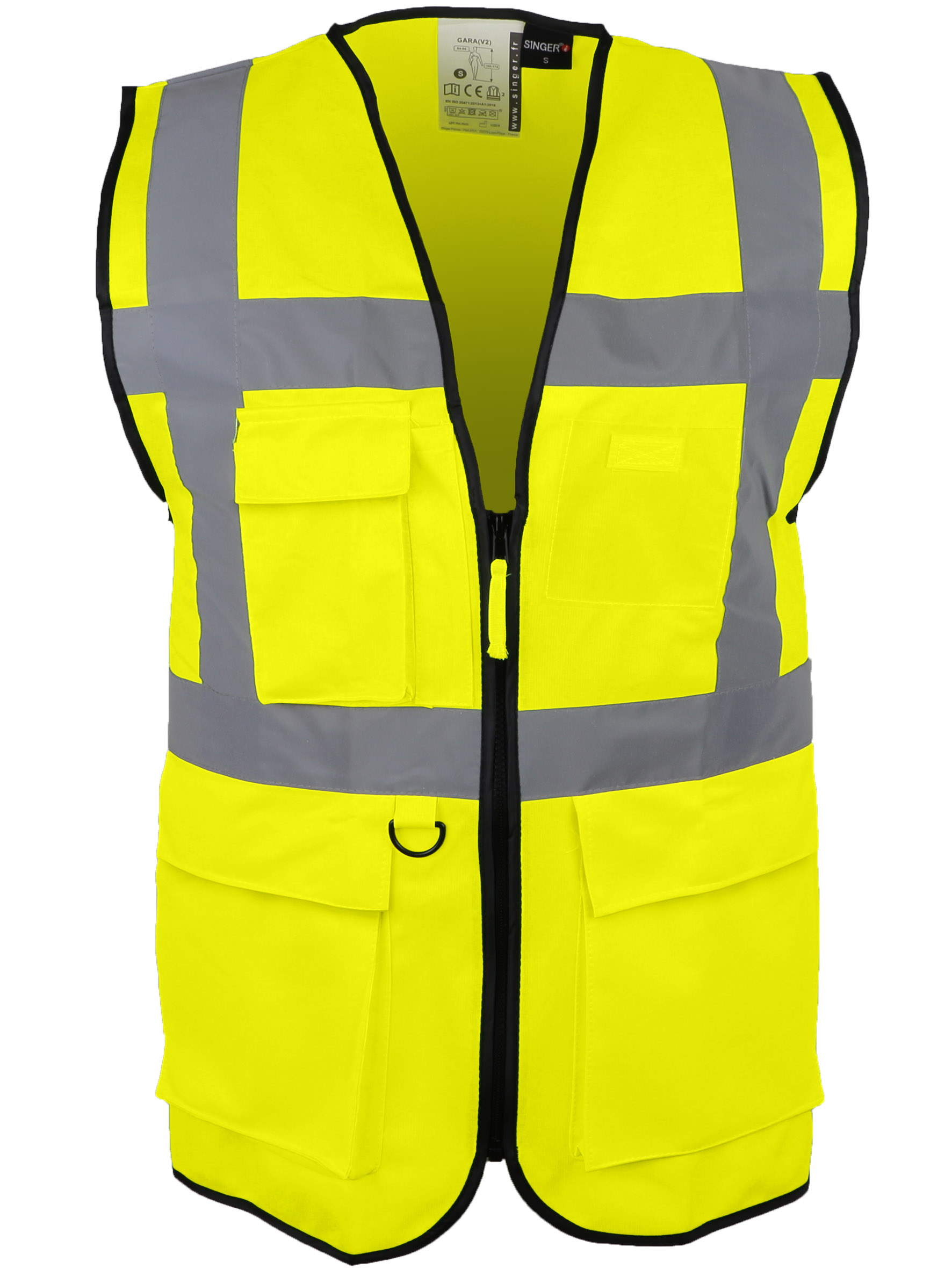 Gilet de signalisation Polyester Multi-poches - SINGER - GARA
