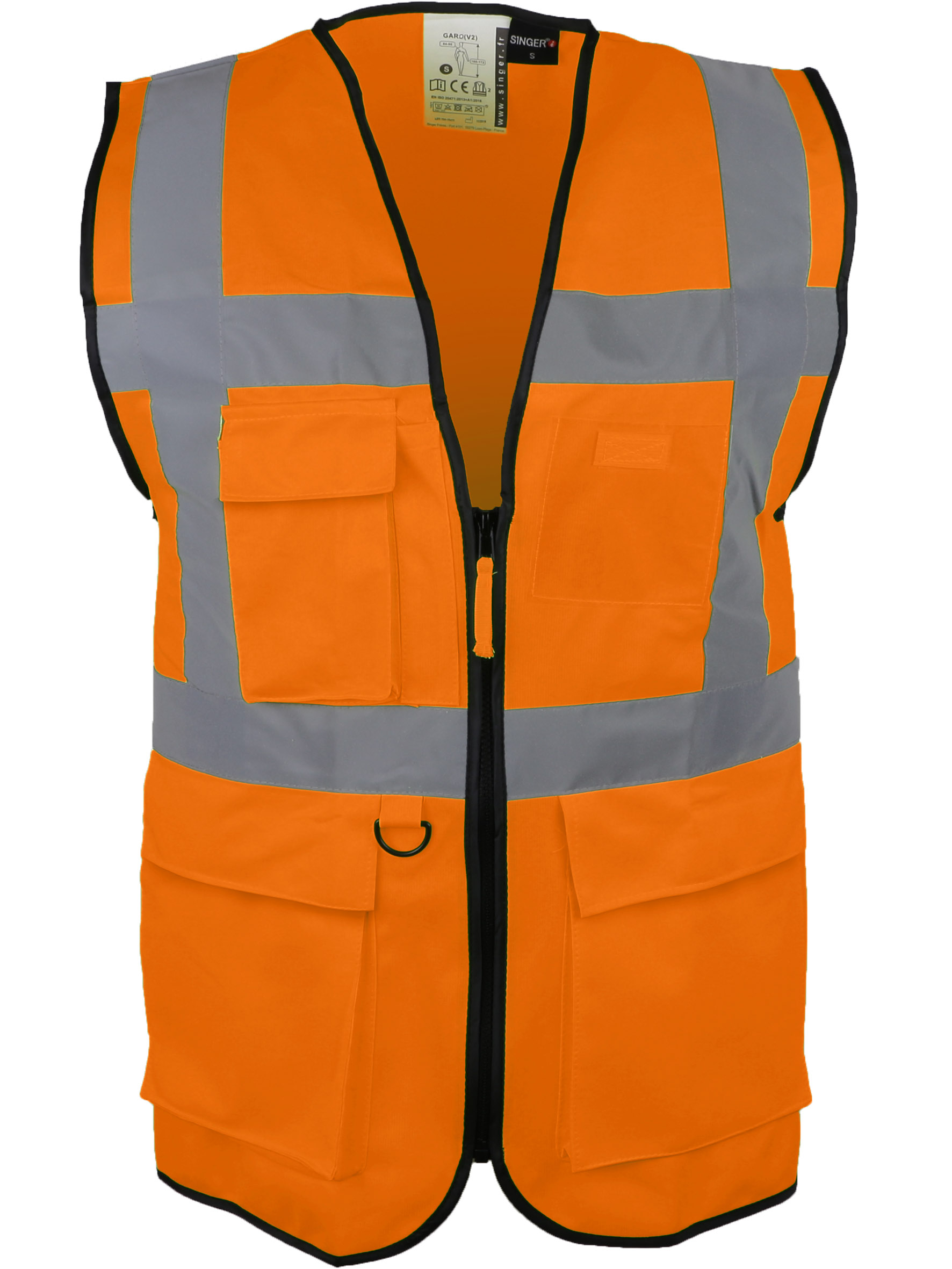 Gilet de signalisation Polyester Multi-poches - SINGER - GARO