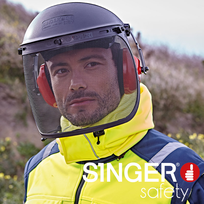 Kit protection visage Visière + antibruit 276 dB - SINGER - HG925N