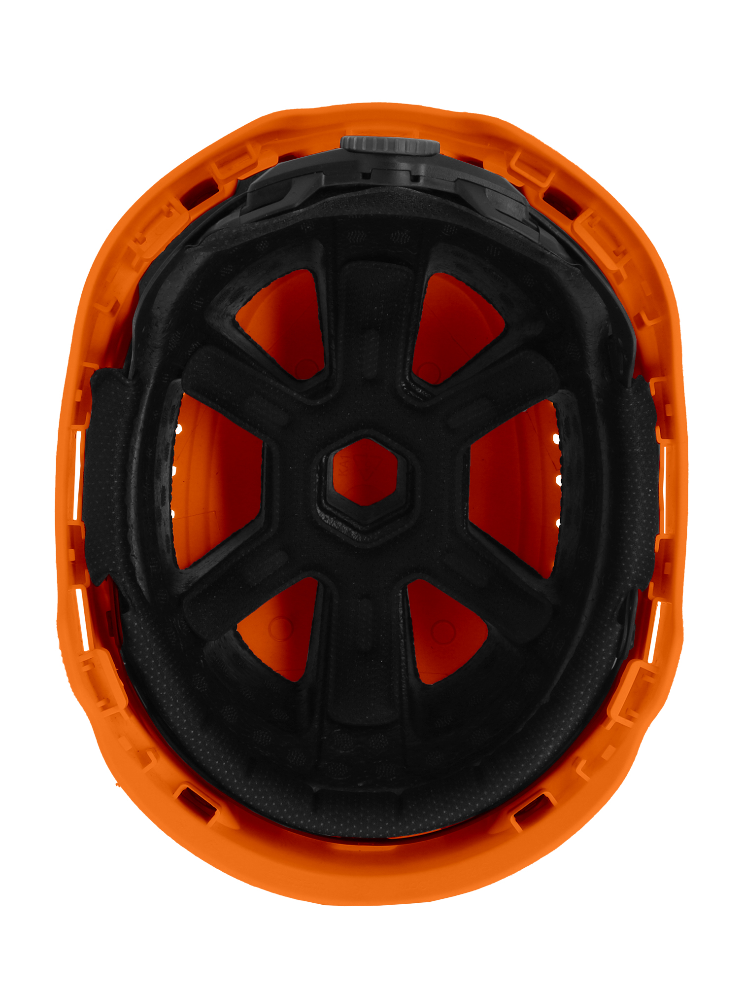 Casque de protection aéré orange - coque interne en PPE - SINGER - HIMAO