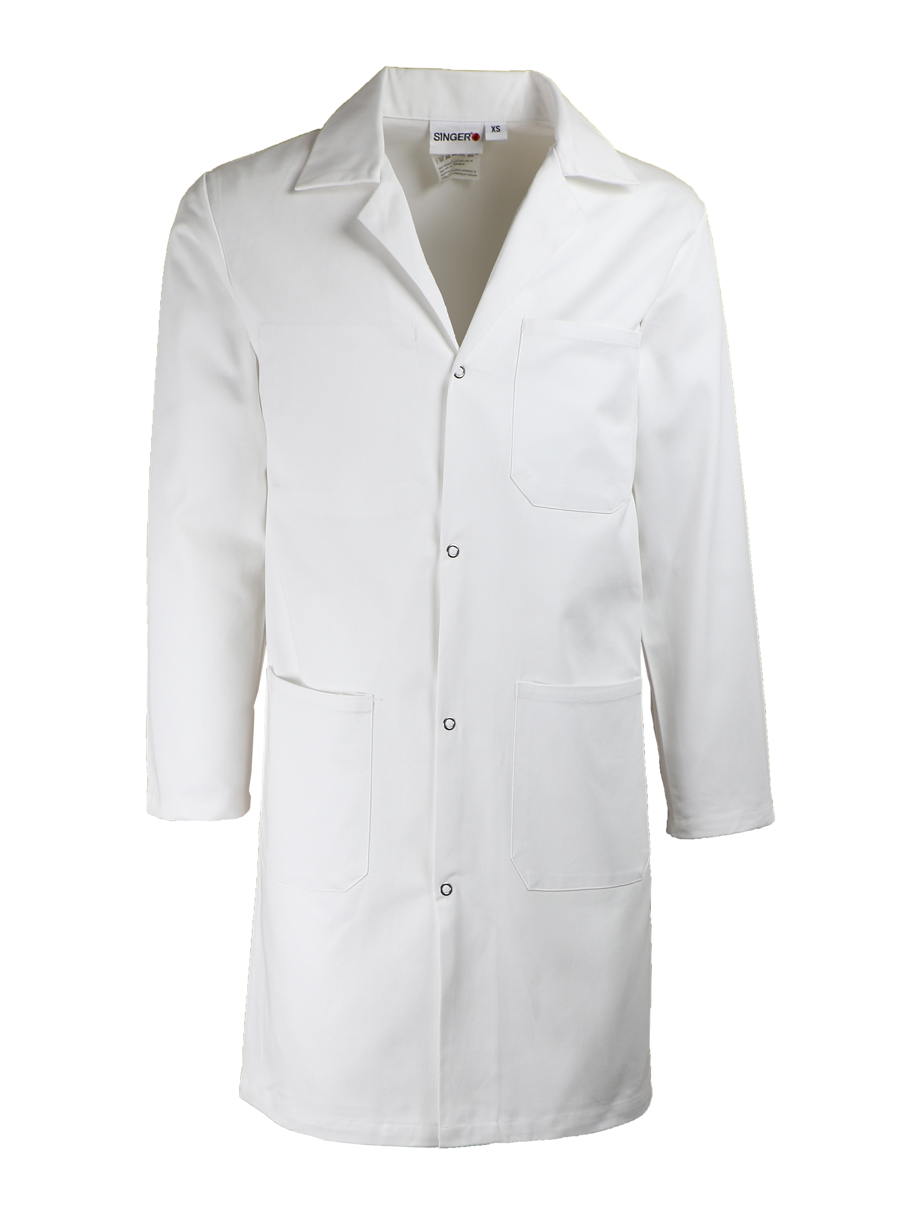 Blouse 100% coton avec pressions 265 gr/m2 - SINGER - LAB