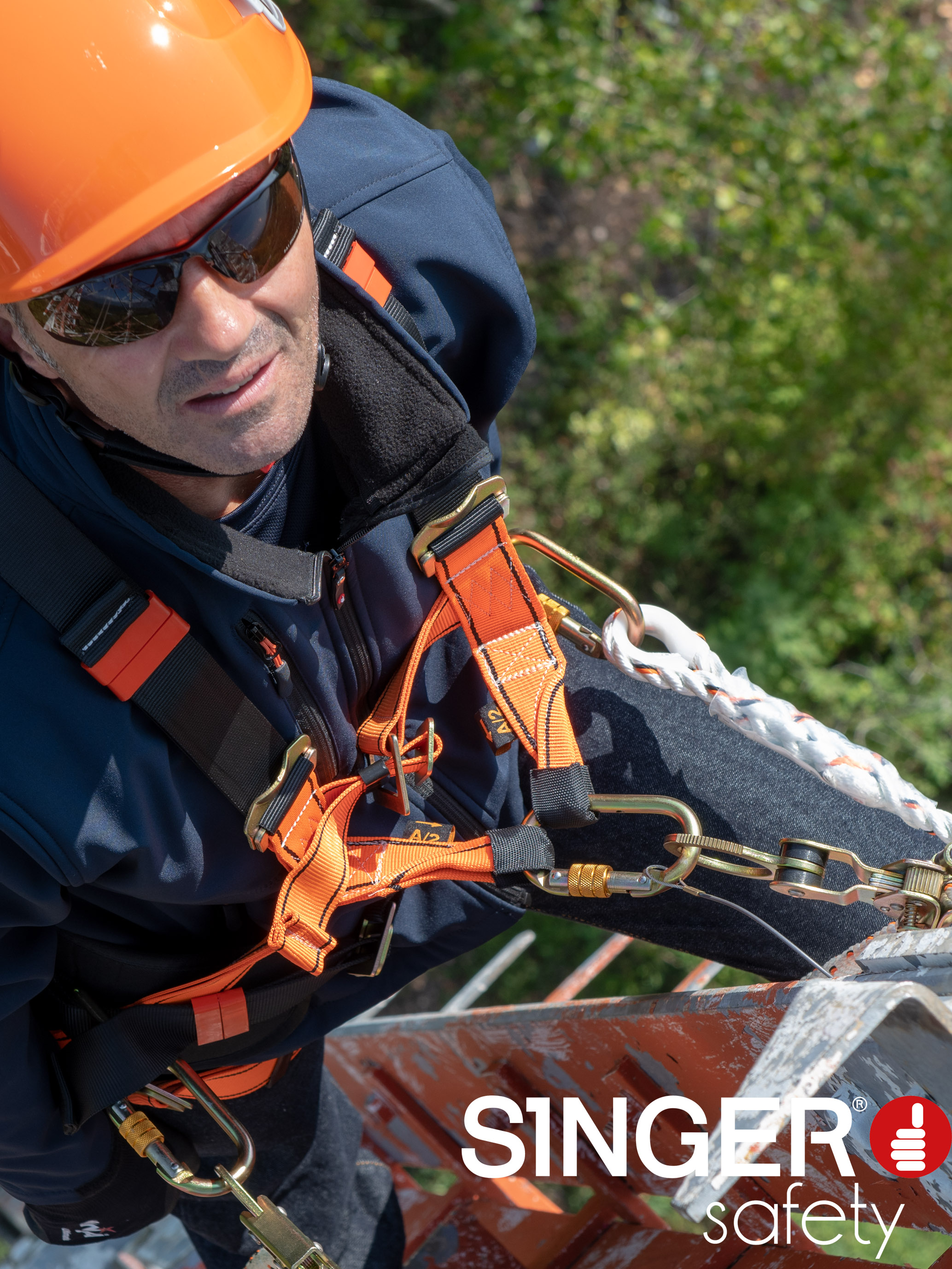 Connecteur symétrique en acier fermeture à vis - ouverture 18 mm - SINGER - OVABASE