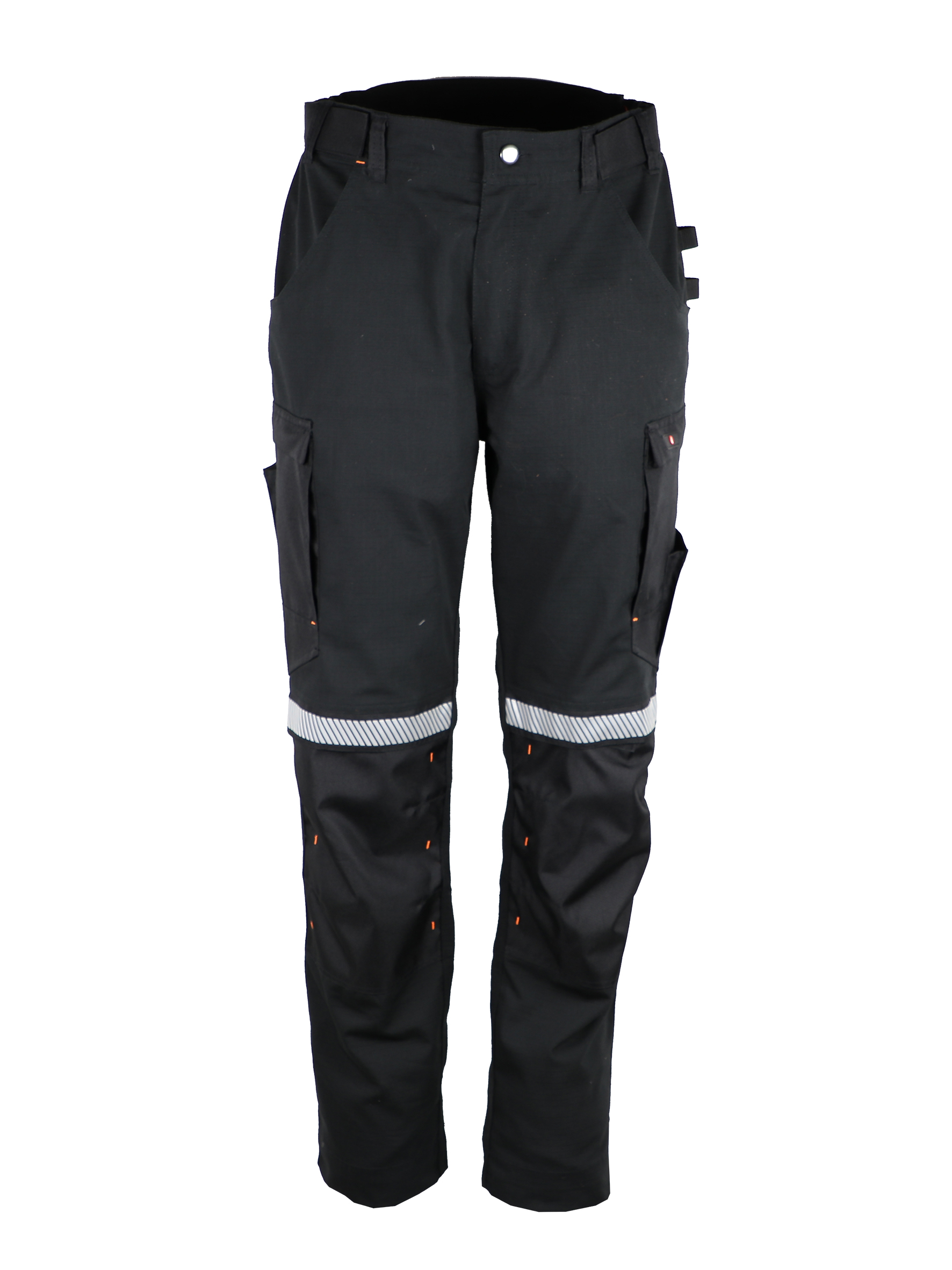 Pantalon de travail ripstop Coton/polyester/élasthanne Gris et noir - SINGER - PETRO